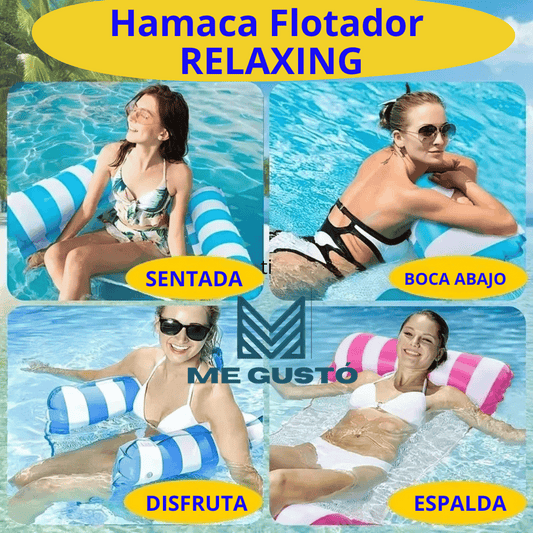 RELAXING®-Hamaca Flotador para relajar tu espalda en el agua.